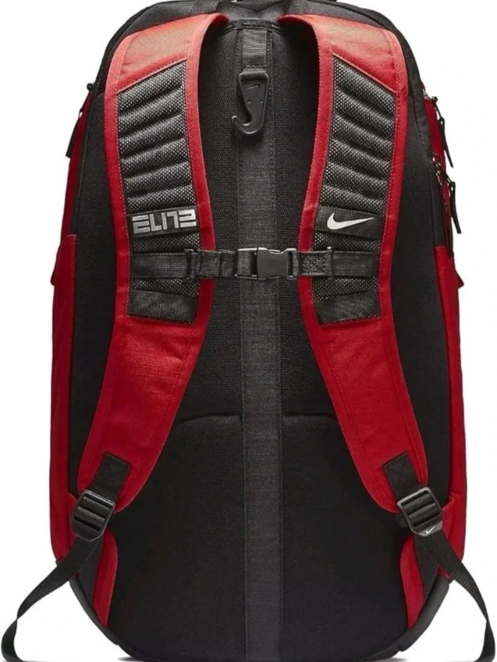 Nike Hoops Elite Pro Max Air Basketball Backpack Red Silver Black BA5554-657 New